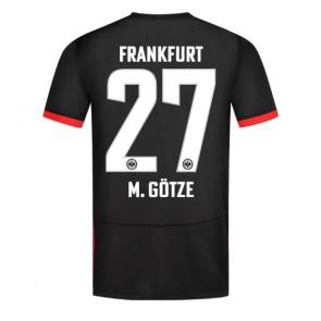 Eintracht Frankfurt Mario Gotze #27 Venkovní Dres 2024-25 Krátký Rukáv